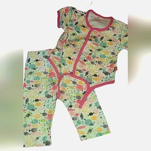 Magnificent Baby 9 month candy two piece-magnetic outfit